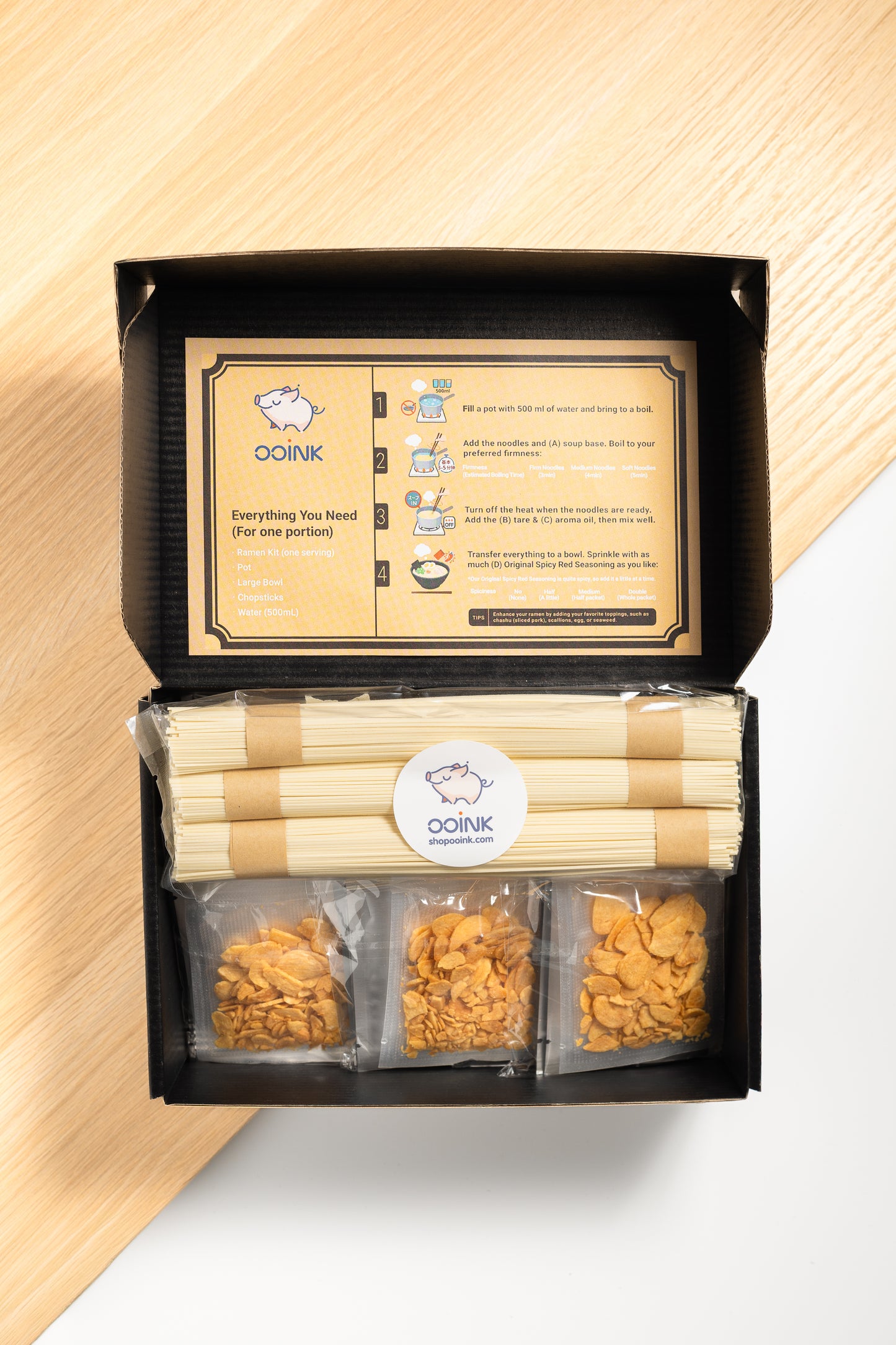 Mala Kotteri Ramen Kit – Spicy Black Garlic Noodles