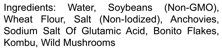 Soul of the Bowl —Seasoning Soy Sauce 8OZ